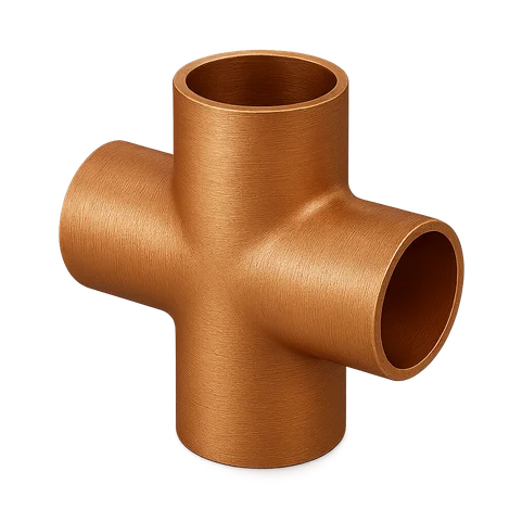 Крестовиная медная под пайку 6 мм М1р ГОСТ 32590-2013