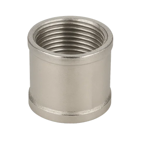 Муфта никелированная латунная Ду 20 3/4"